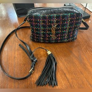 Ysl Tweed Lou Camera Bag